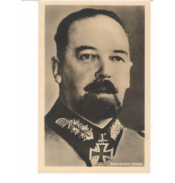 Postkarte . Generalmajor Julius Ringel