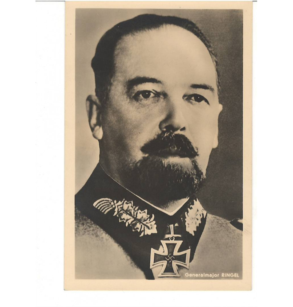 Postkarte . Generalmajor Julius Ringel