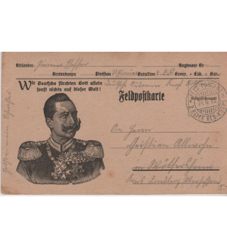 Feldpostkarte - Kaiser