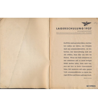 *Die Kameradschaft -Lagerschulung 1937*