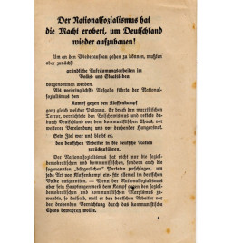 *NSDAP-Propagandabroschüre*