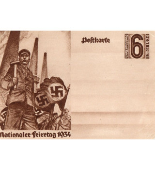 *Carte postale - Fête nationale 1934*