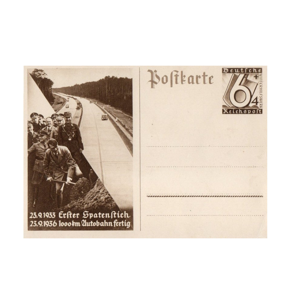 * Carte postale  - Cérémonie inaugurale 23.9.1933*