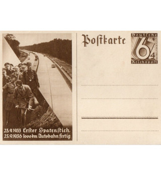 *Postkarte  - 23.91933 Ersten Spatenstich*