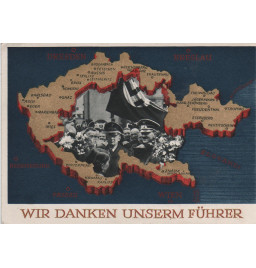 *Postkarte .Wir Danken unserm Führer